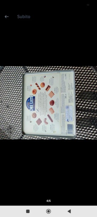 Scatola Latta Vintage Ore Liete Perugina