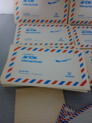 Carpeta Avión Internacional Unipapel Años 60-70