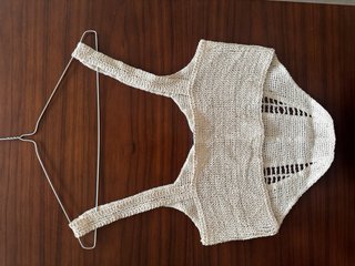 Top Corsé Punto Zara Beige