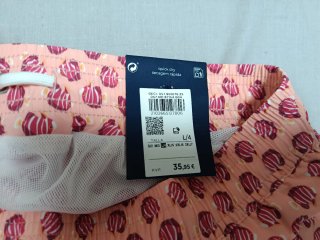 Bañador estampado conchas