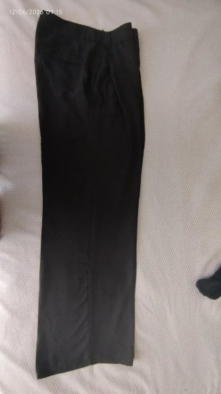 Zara Pantaloni Palazzo Leggeri Neri