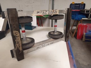 Carro para transportar mesas de billar
