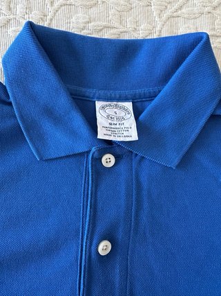 Polo Brooks Brothers Azul Talla S