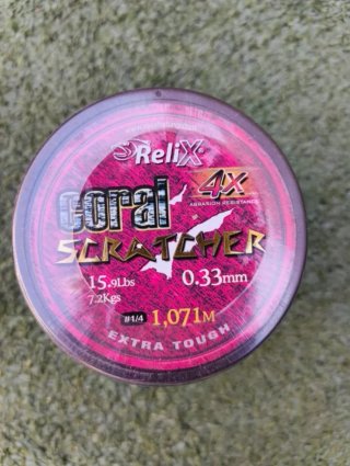 Hilo de pesca Relix Coral Scratcher, Nylon,