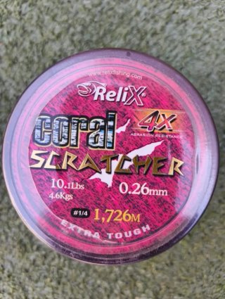 Hilo de pesca Relix Coral Scratcher, Nylon,