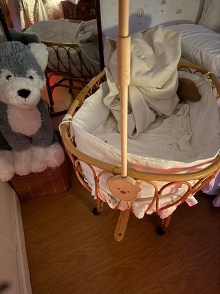 Moisés bebé 0-6 meses mimbre