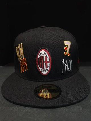 Gorra New Era 59FIFTY AC Milan Negra  Talla 347.1/