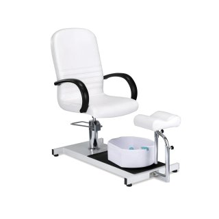Mueble Spa para Pies Blanco y Negro, pedicura
