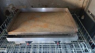 Plancha industrial de gas