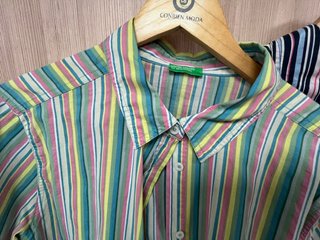 Lote de 3 Camisas Algodón Benetton Mujer Talla XL