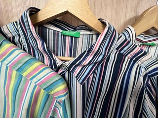 Lote de 3 Camisas Algodón Benetton Mujer Talla XL