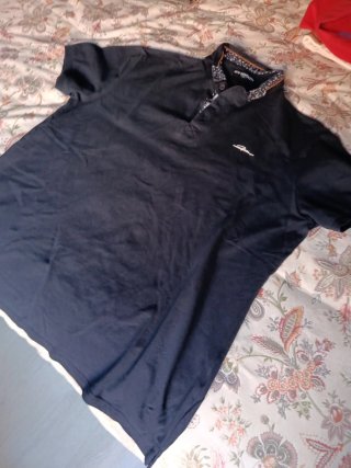 Polo New Mentality Talla XL Negro