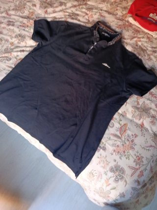 Polo New Mentality Talla XL Negro