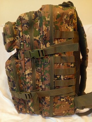Mochila Táctica Militar 45L Camuflaje