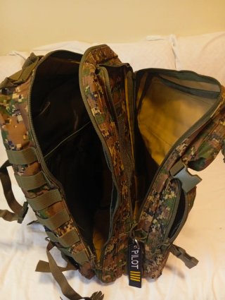 Mochila Táctica Militar 45L Camuflaje