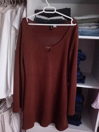 Vestido marrón y regalo 2 prendas