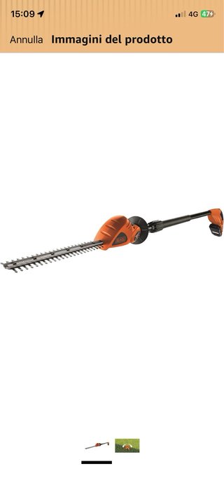 Tagliasiepi BLACK+DECKER 18V Orientabile