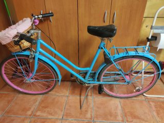 Bicicleta Triumph Antigua Vintage Azul