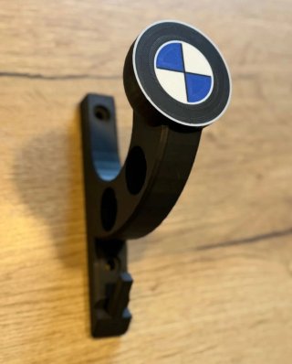 Soporte percha casco llaves chaqueta moto
