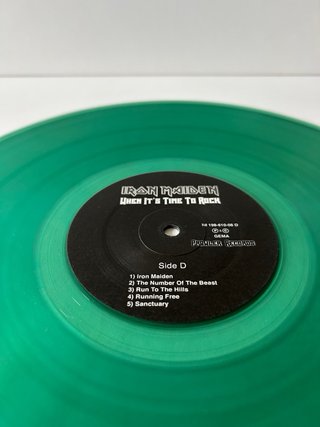 Vinilo Iron Maiden bootleg When It's Time To Rock