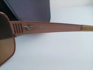 Gafas de sol Carolina Herrera Marrón y Dorado