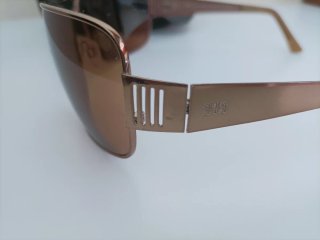 Gafas de sol Carolina Herrera Marrón y Dorado