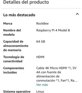 RockBee Raspberry Pi 4 Model B 8GB 64GB Kit