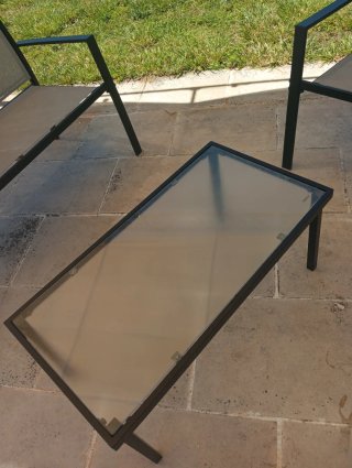Set Arredo Giardino Tavolino e Sedute