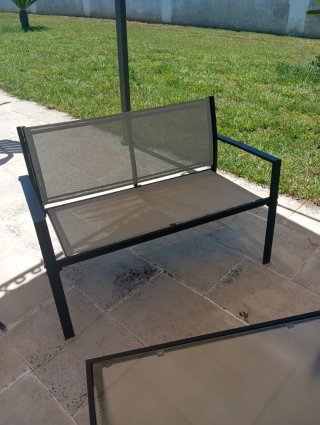 Set Arredo Giardino Tavolino e Sedute