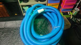 Tubo Piscina Azul con Conector