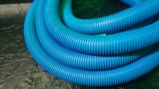 Tubo Piscina Azul con Conector