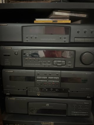 Cadena de música Pioneer CD y tocadiscos