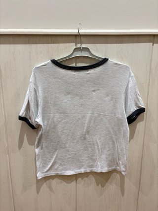 Camiseta Pull&Bear gris calavera M