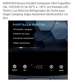 Nevera portátil homeDom 24L