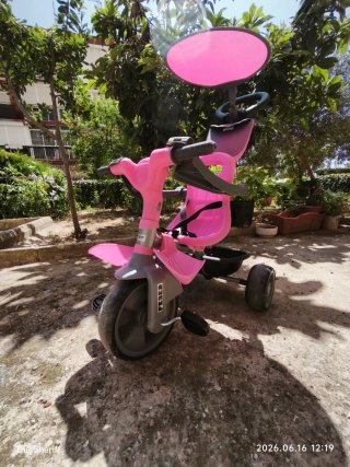 Triciclo Feber Baby Plus Music Rosa