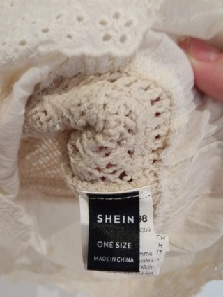 Top Crochet Beige Talla Única