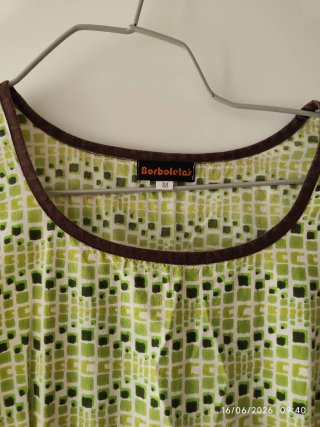 Vestido de verano verde Berboleta Talla M