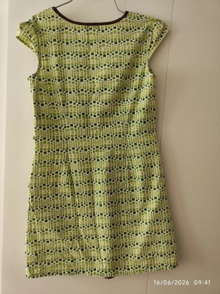 Vestido de verano verde Berboleta Talla M