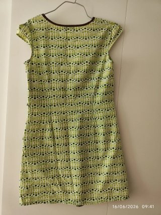 Vestido de verano verde Berboleta Talla M