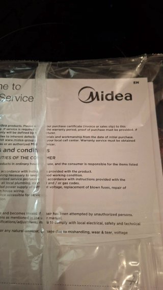 Placa Vitrocerámica Midea  sin estrenar.