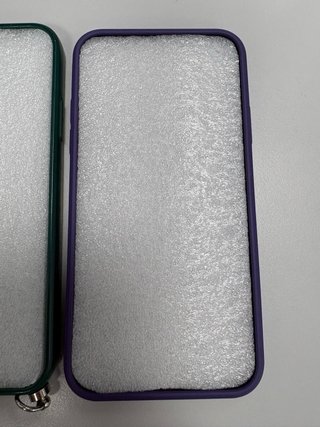 Fundas iPhone X/XS (Verde y Morado)
