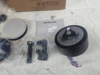 Ventilador de Techo con Luz Negro