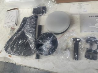 Ventilador de Techo con Luz Negro