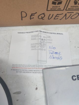 Ventilador de Techo con Luz Negro