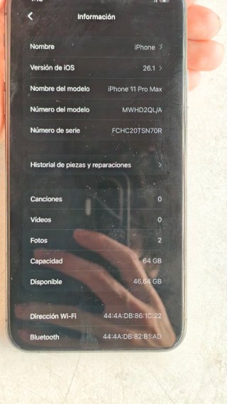 IPHONE 11 PRO MAX GRIS 100% BATERIA