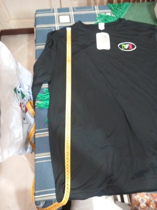 Maglia uomo nera con logo