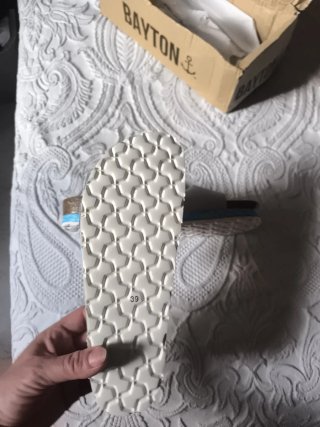 Sandalias Bayton Mujer Planas Celeste