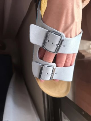 Sandalias Bayton Mujer Planas Celeste