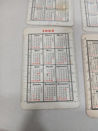 Calendarios Fournier Antiguos