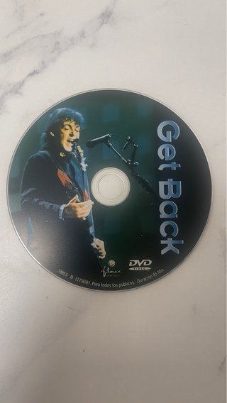 DVD Paul McCartney Get Back